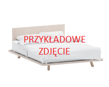 Białe biurko Barold 120x60 cm z czterema szufladami i czarnymi uchwytami, idealne do biura lub pokoju młodzieżowego.
